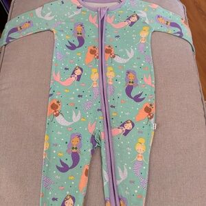 Mermaids Little Sleepies Zippy 3-6mo
